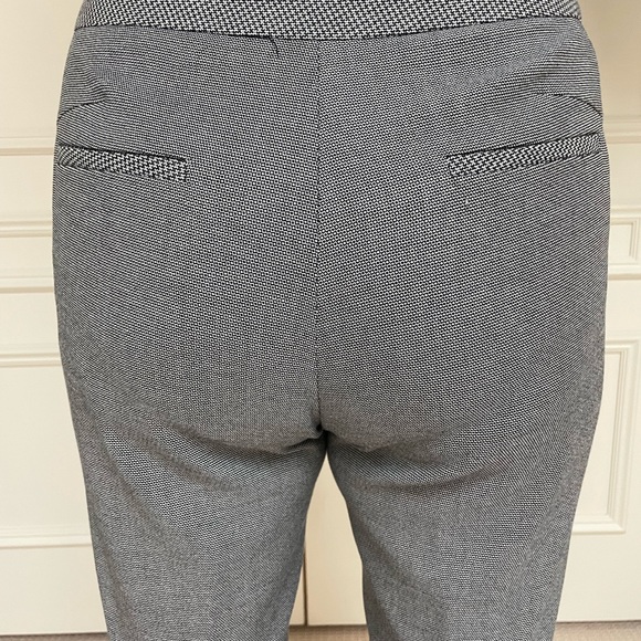 Multi print grey suiting with notched collar, bootcut pants - Picture 9 of 13